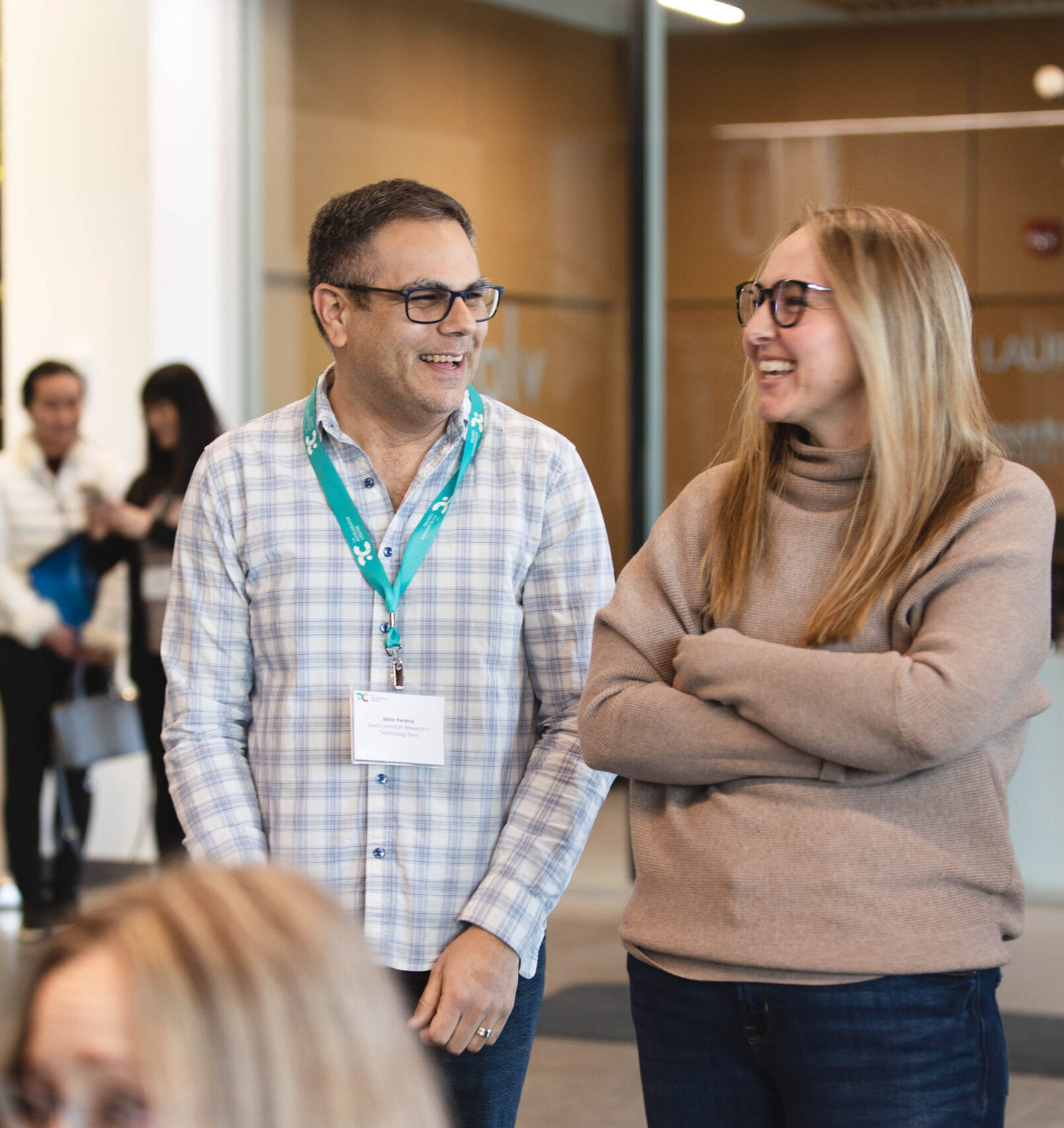 Ecosystem partners at a showcase.