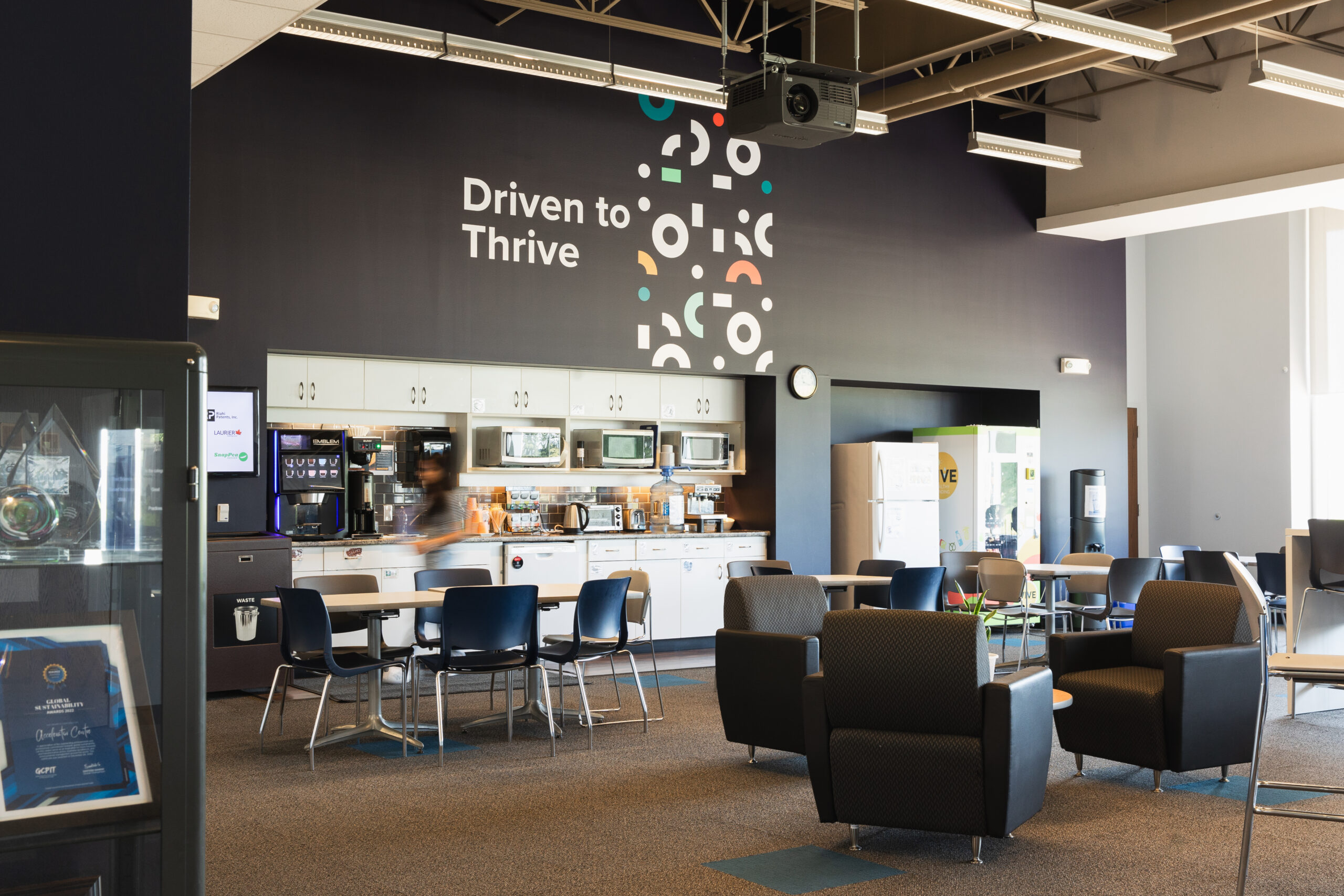 The Accelerator Centre's networking space.