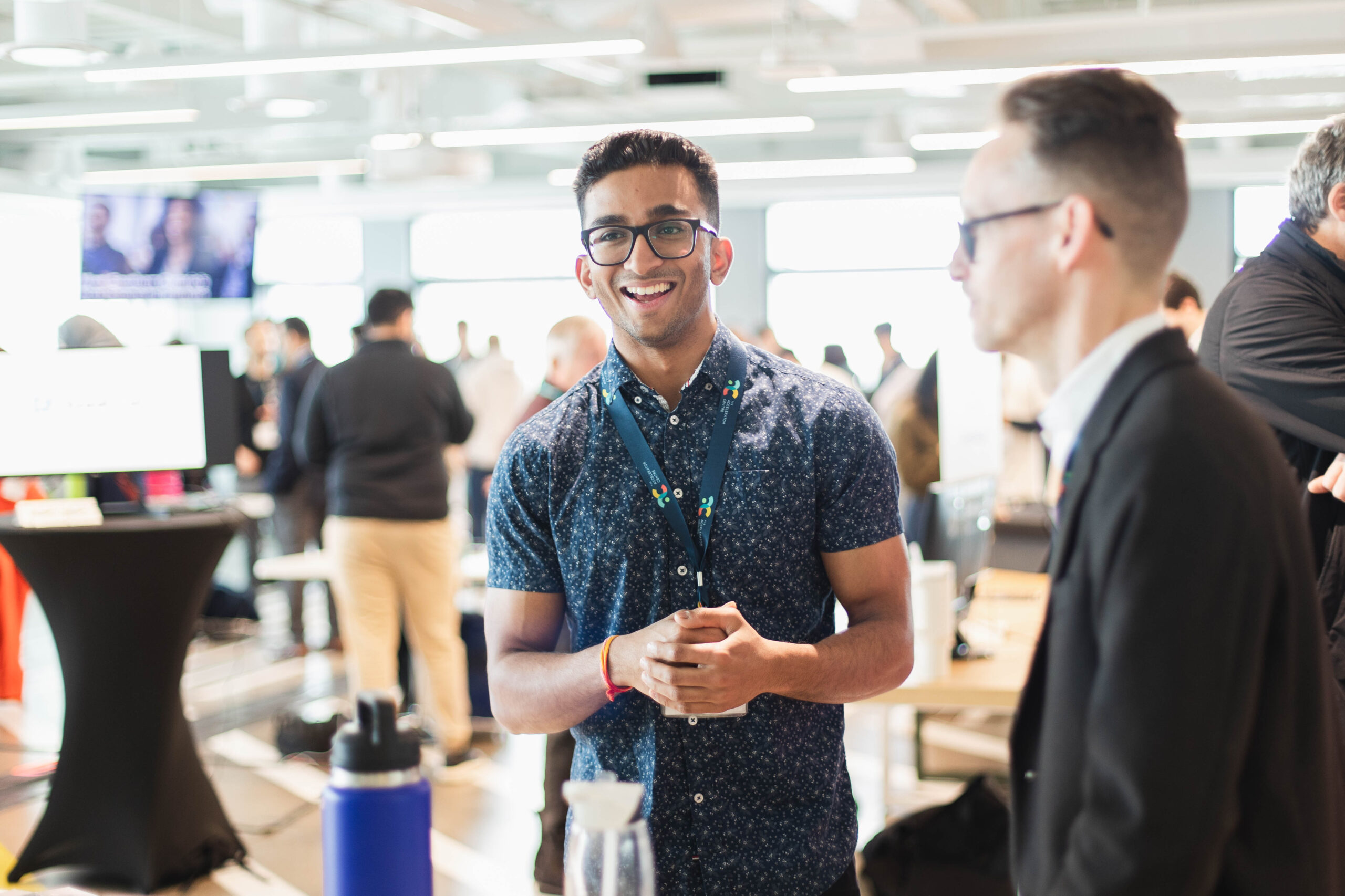 Founders at a showcase.