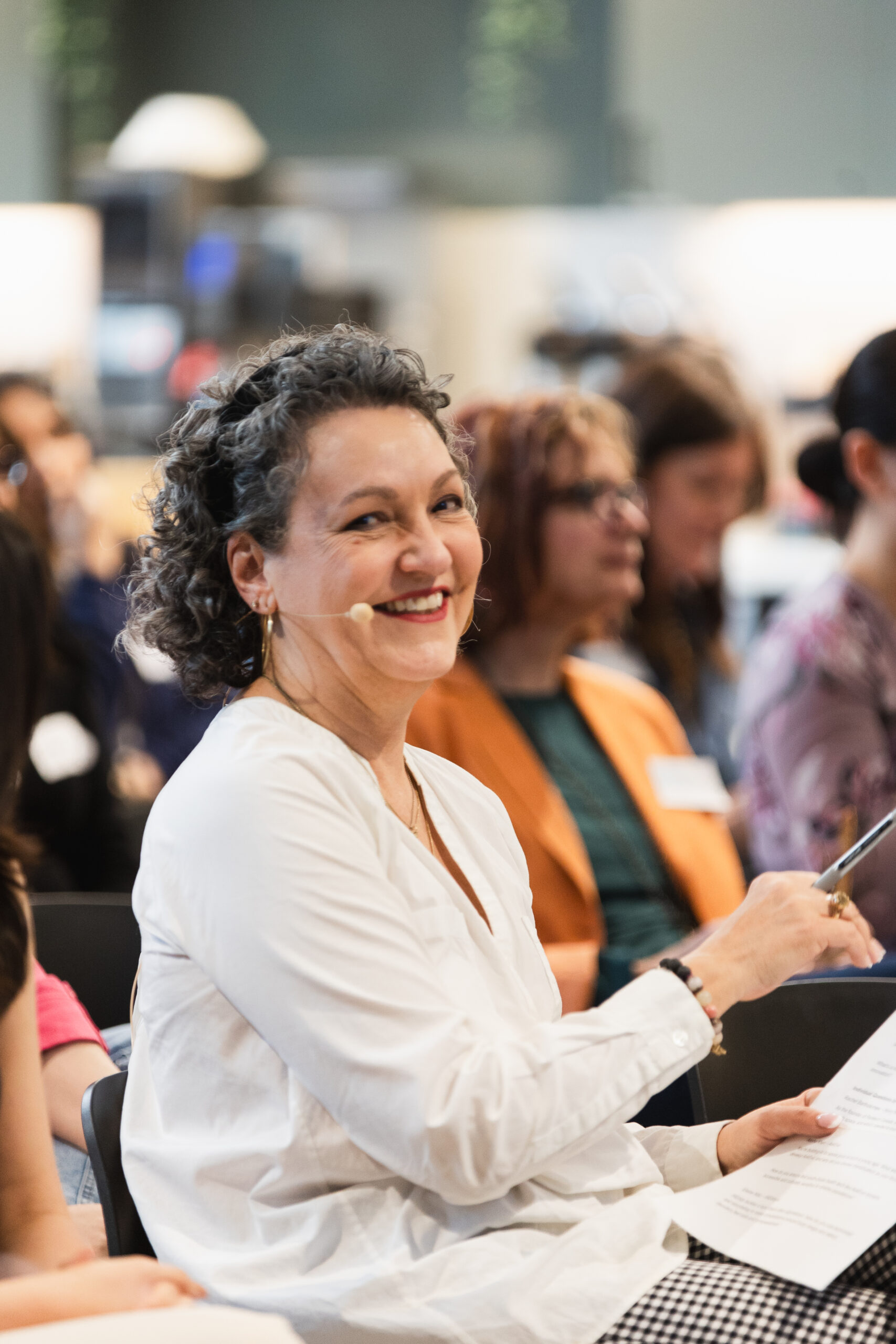 AC Mentor Ellyn Winters-Robinson guest speaking at our She Talks Tech event.