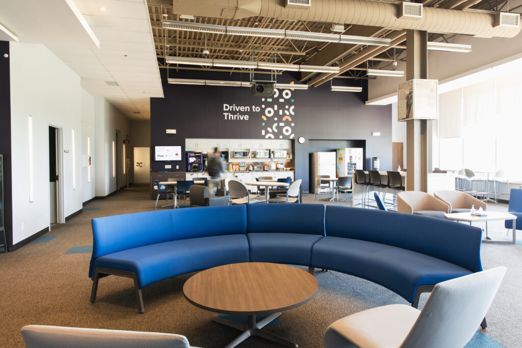 The Accelerator Centre's networking space.