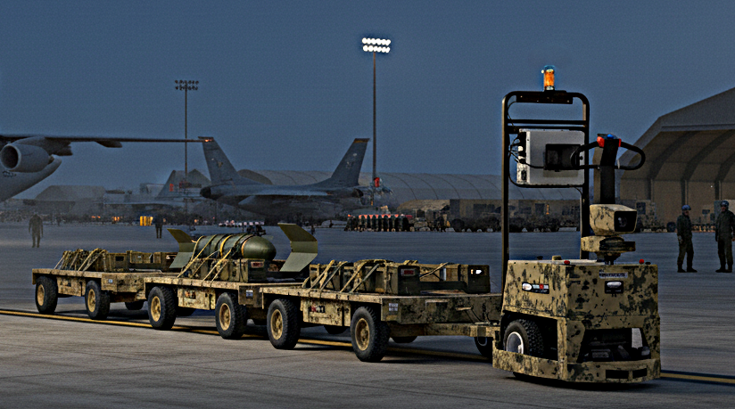 Autonomous Defense Tugger.